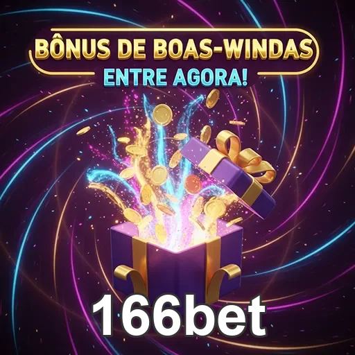 Imagem promocional da 166bet destacando o bônus 06 disponível no site de apostas.