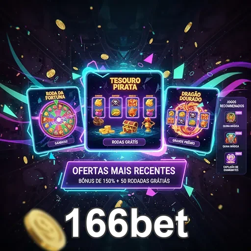 Imagem promocional do site 166bet, destacando apostas esportivas e o logo da 166bet na tela