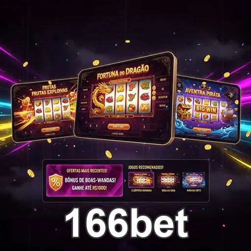 Imagem de destaque no site 166bet com elementos de aposta esportiva e o logo 166bet na página inicial